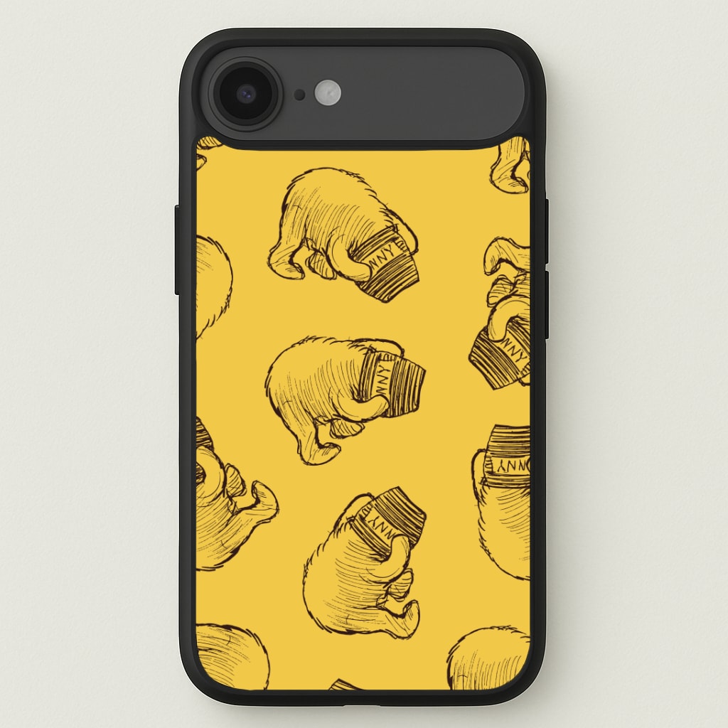 Winnie Honey Pot Pattern iPhone 17 Air Case