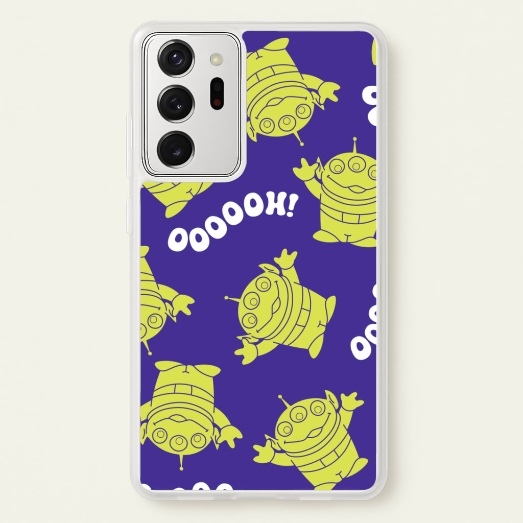 Toy Aliens Silhouette Pattern Galaxy Note 20 Ultra Case