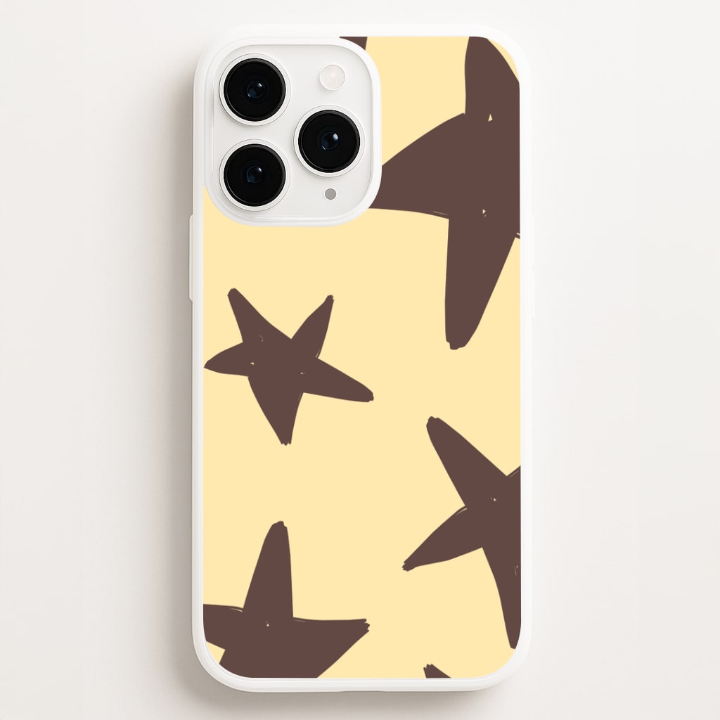 Vanilla & Chocolate Stars iPhone 16 Pro Max Case
