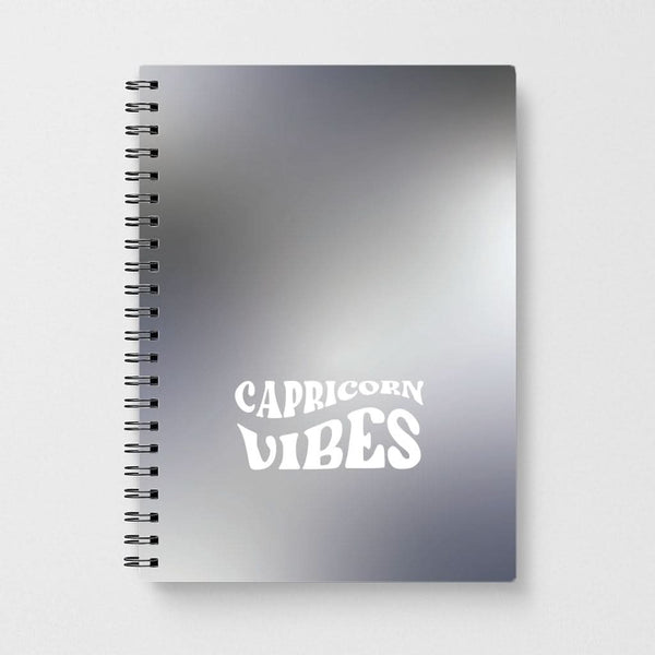 Capricorn Vibes Gradient Zodiac Notebook