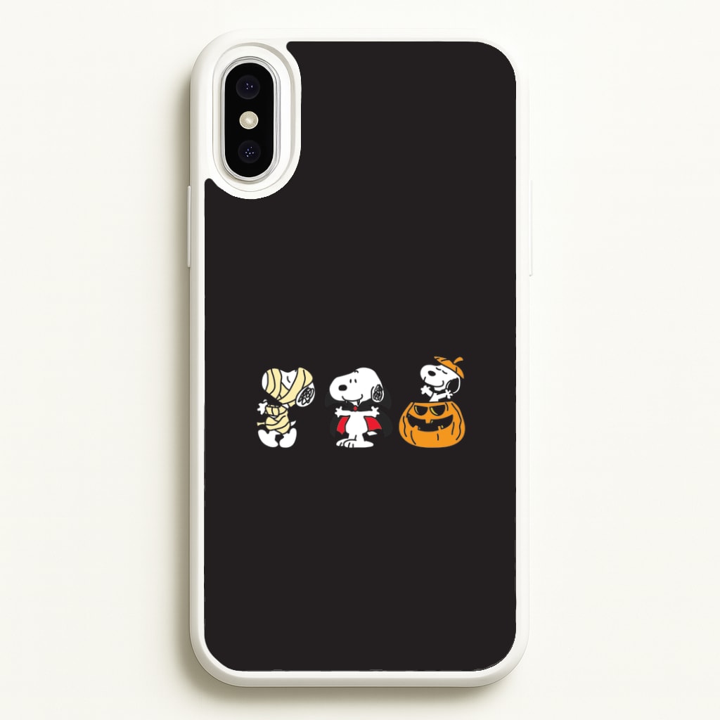 Cartoon Beagle Halloween Costumes iPhone XS Max Case