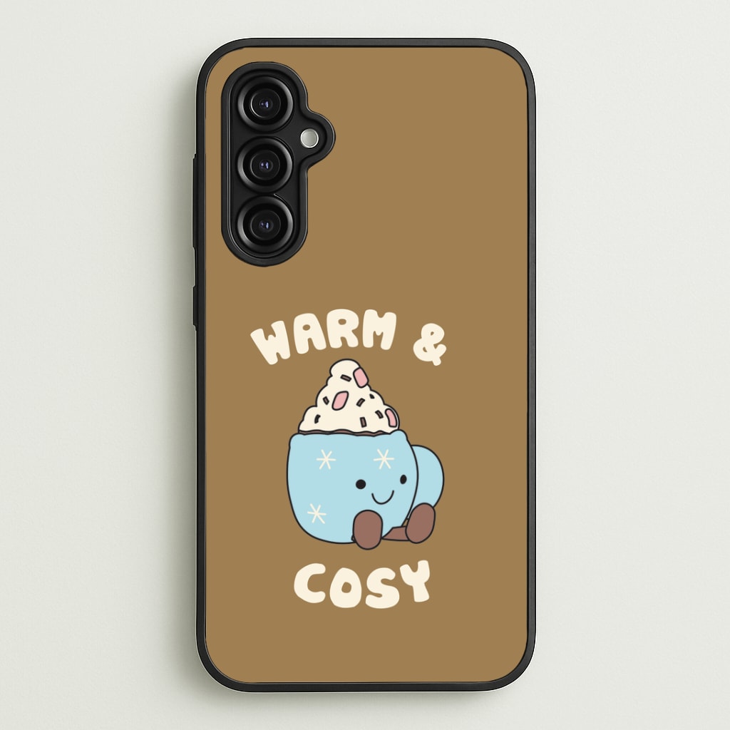 Hot Cocoa Plush Quote Galaxy A14 Case