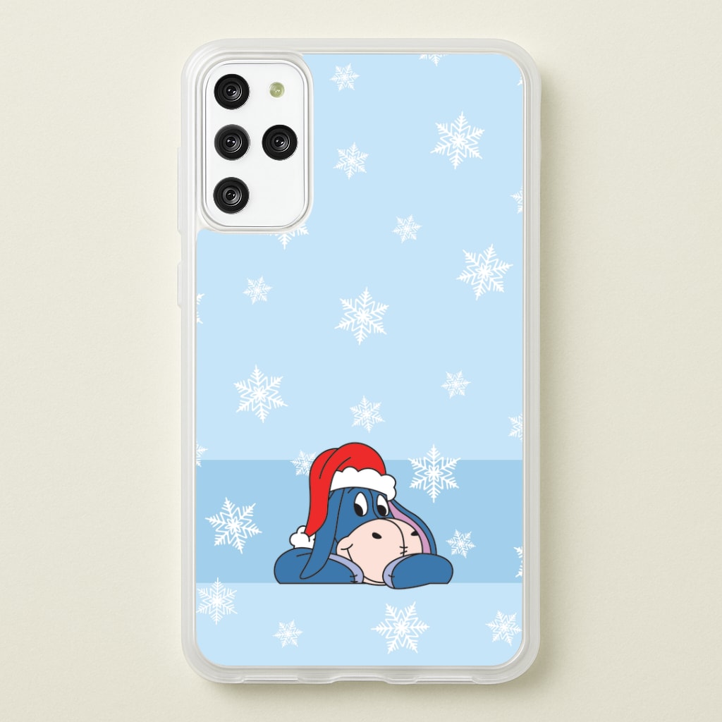 Cartoon Donkey Snowflakes Galaxy S20 Plus Case