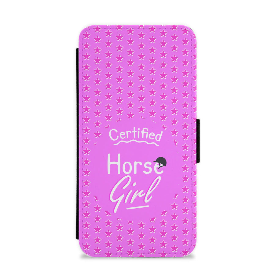 Certified Horse Girl - Horses Flip / Wallet Phone Case