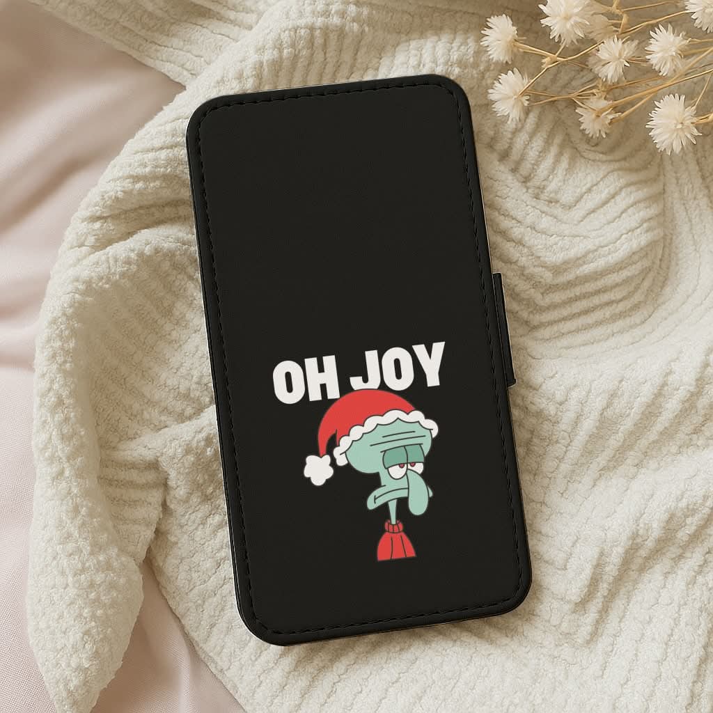 Oh Joy Cartoon Squid Leather Phone Case