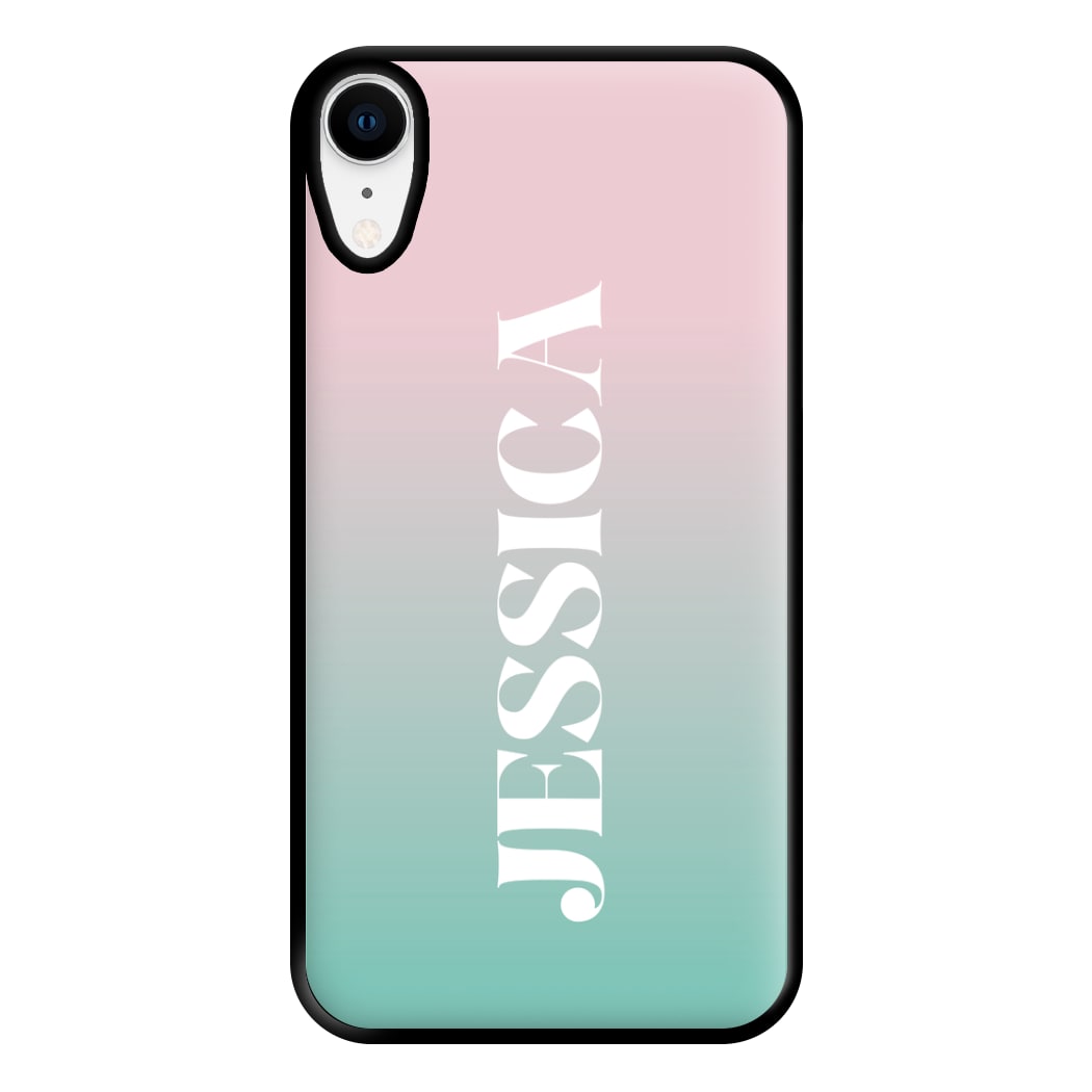 Gradient Personalised Name iPhone XR Case