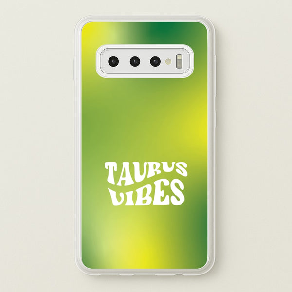 Taurus Vibes Gradient Zodiac Galaxy S10 Case