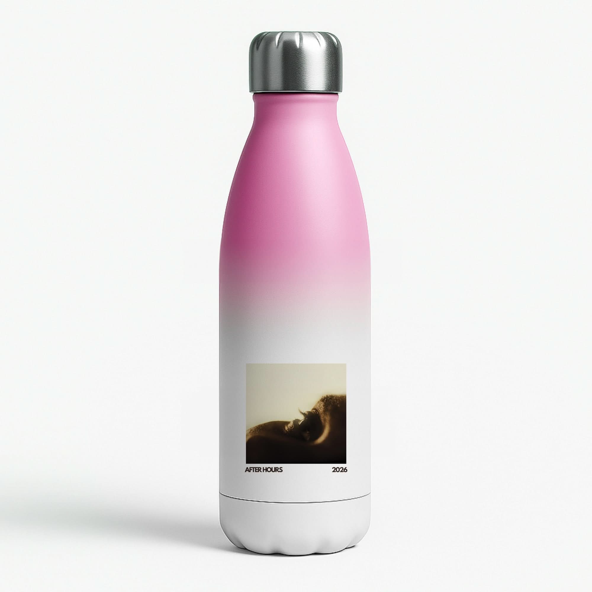AH Album Pink Water Bottle