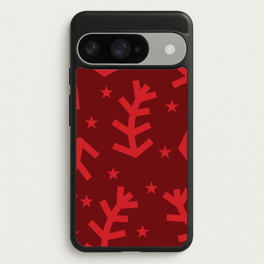 Abstract Ferns And Snowflakes Pattern Google Pixel 10 / 10 Pro Case