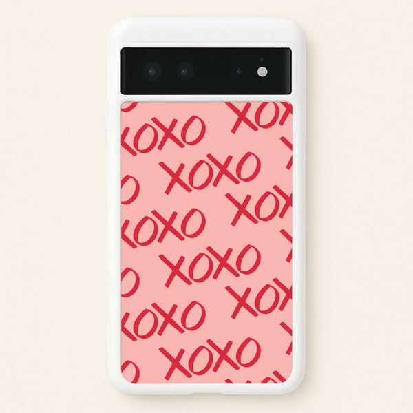XOXO Pattern Google Pixel 6 Case