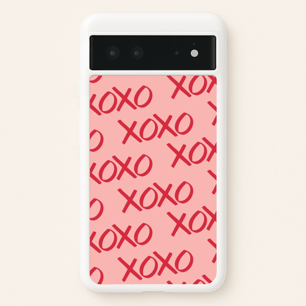 XOXO Pattern Google Pixel 6 Case