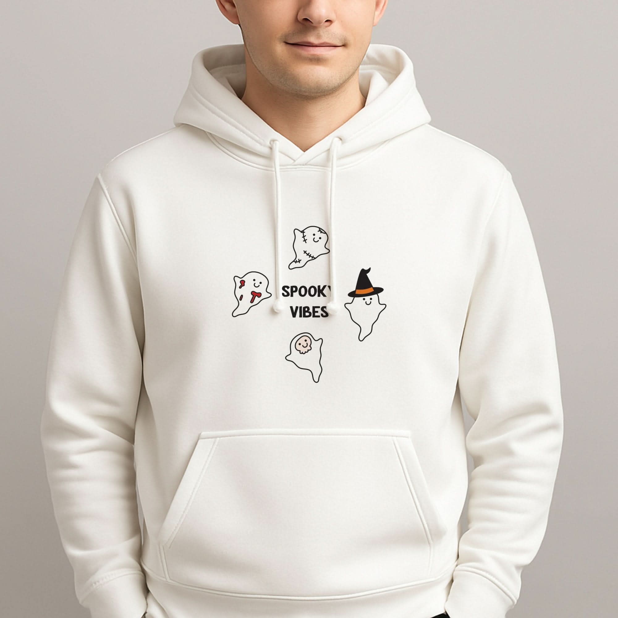 Spooky Vibes Ghosties I Mens Hoodie