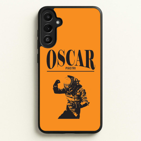 Oscar Orange And Black Galaxy A36 Case