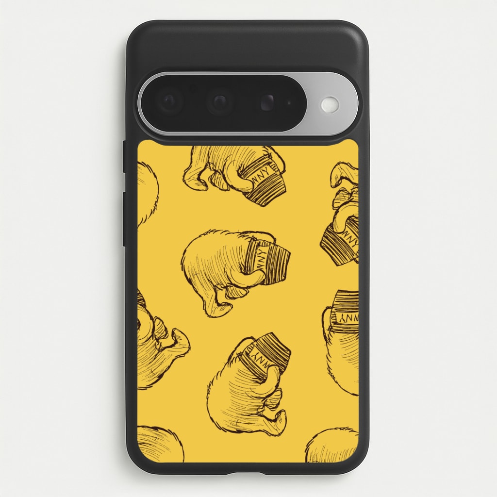 Winnie Honey Pot Pattern Google Pixel 10 Pro XL Case