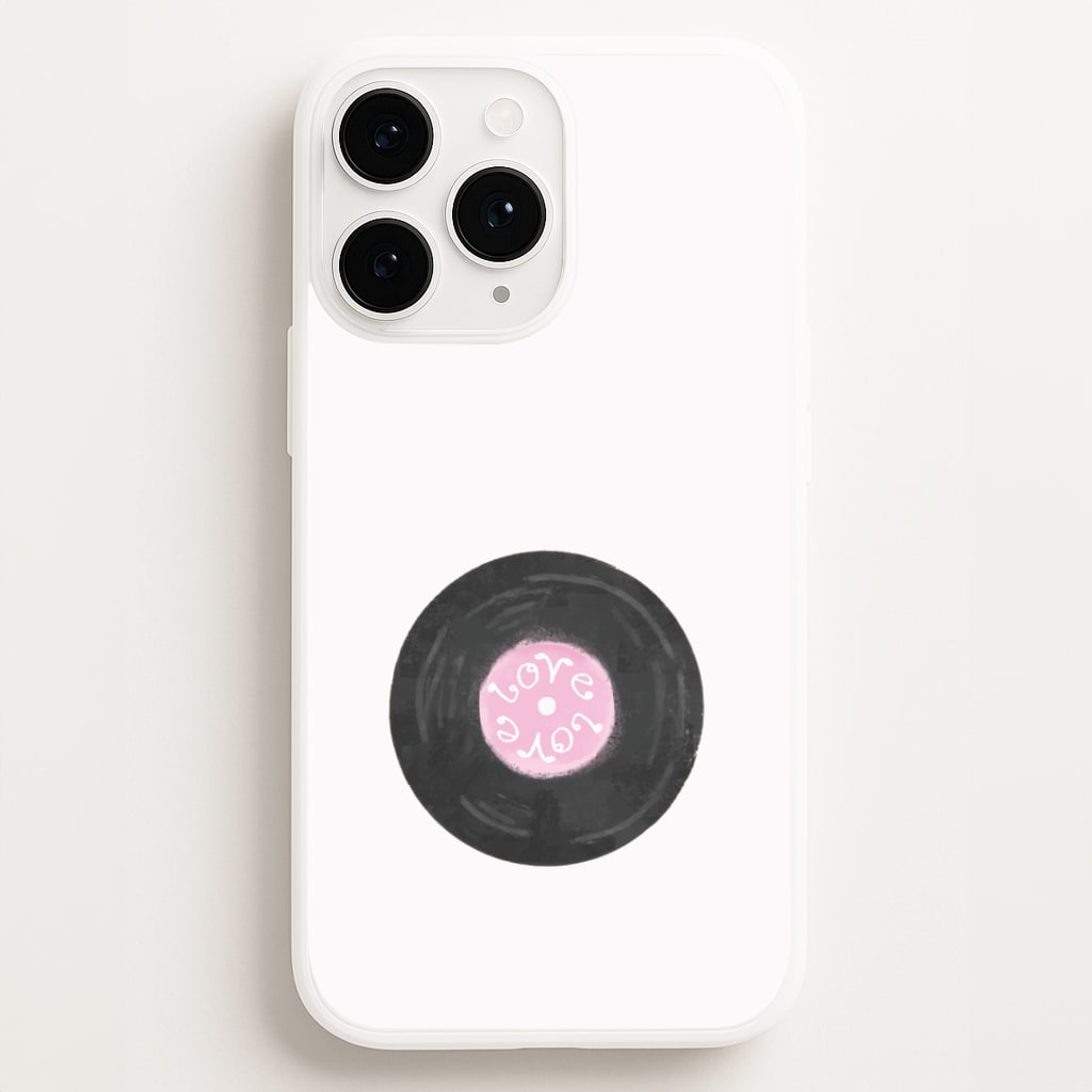 Love Vinyl iPhone 16 Pro Max Case
