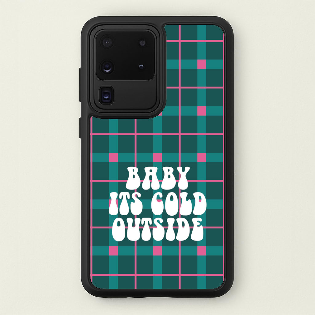 Baby It's Cold Outside Tartan Galaxy S20 Ultra Case