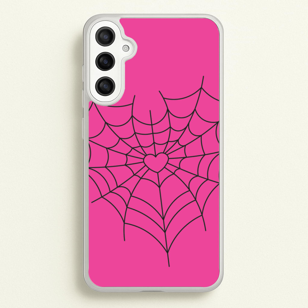 Spiderweb Hearts II Galaxy A34 Case