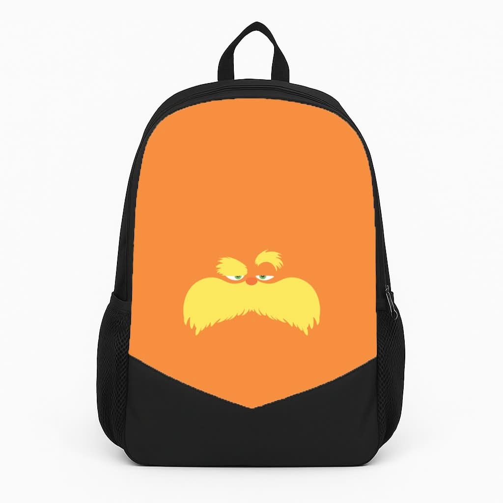 Orange Tree Creature Face Backpack