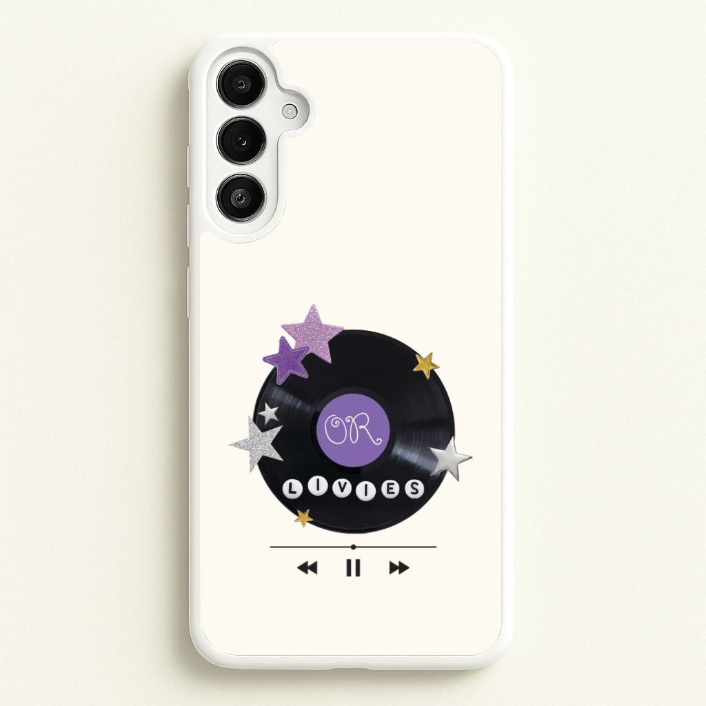 Amethyst Vinyl Scrapbook Galaxy A36 Case