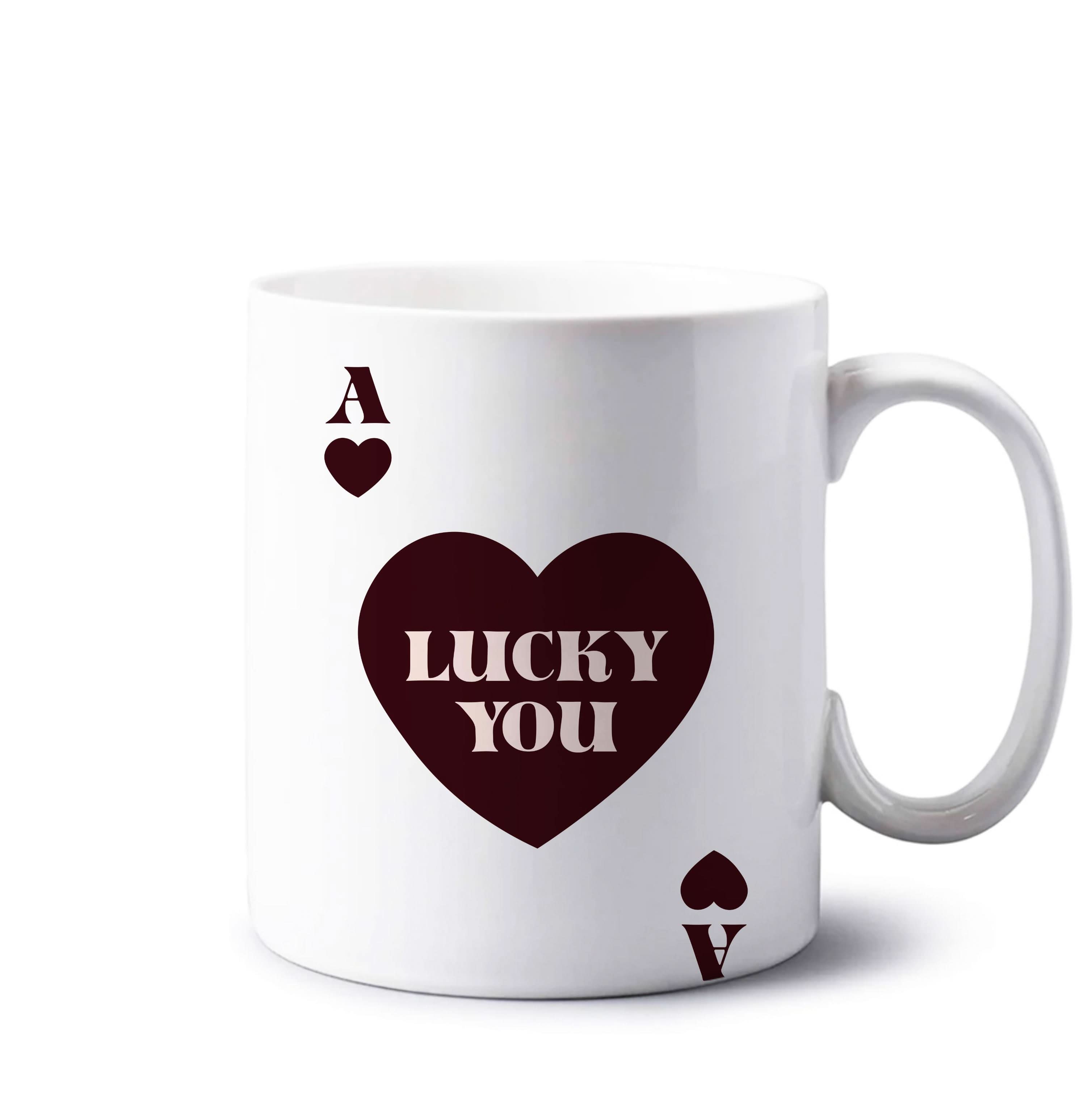 Ace Of Hearts Lucky You Mug