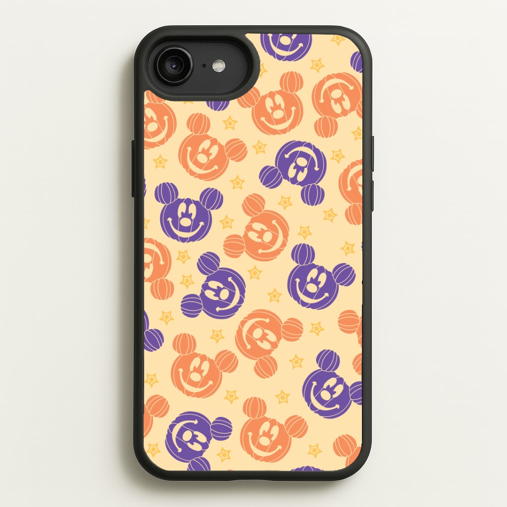 Pumkin Mouse And Stars Pattern iPhone 6 Plus / 7 Plus / 8 Plus Case