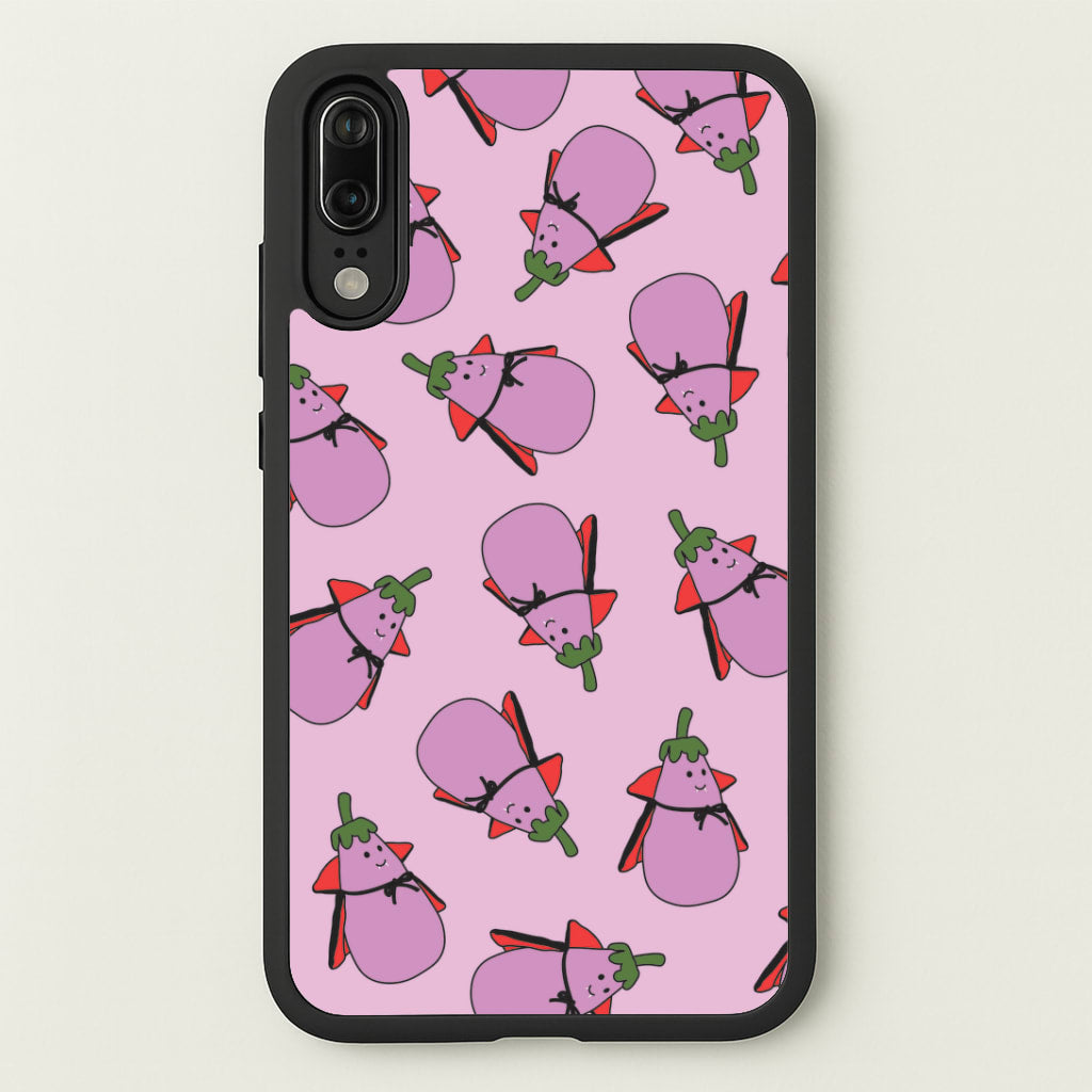 Vampire Vegetable Pattern - Halloween Huawei P20 Case