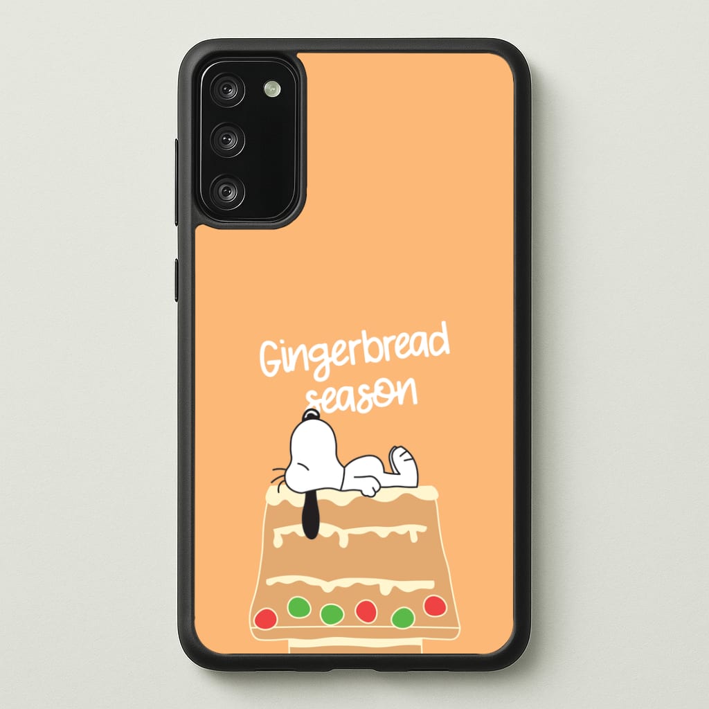 Cartoon Beagle Gingerbread House Galaxy A41 Case