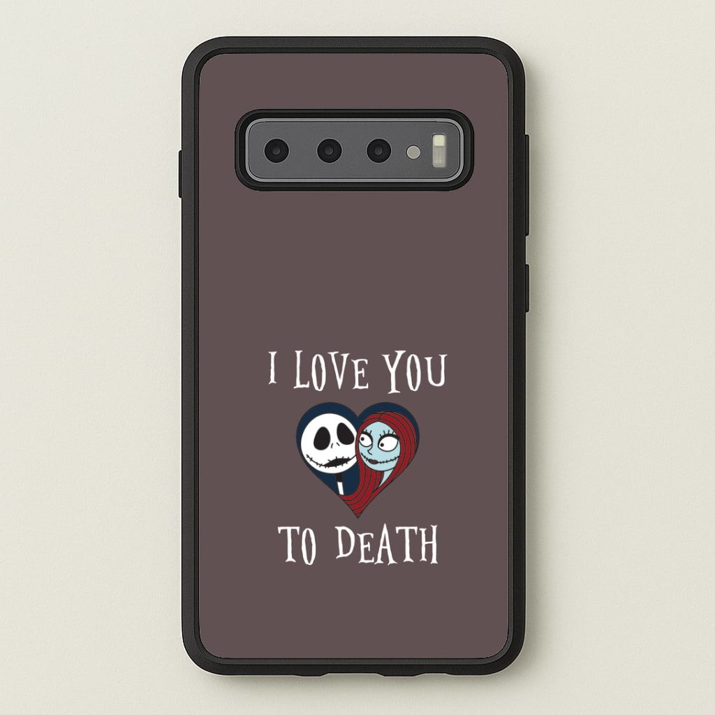 I Love You To Death Heart Galaxy S10 Plus Case