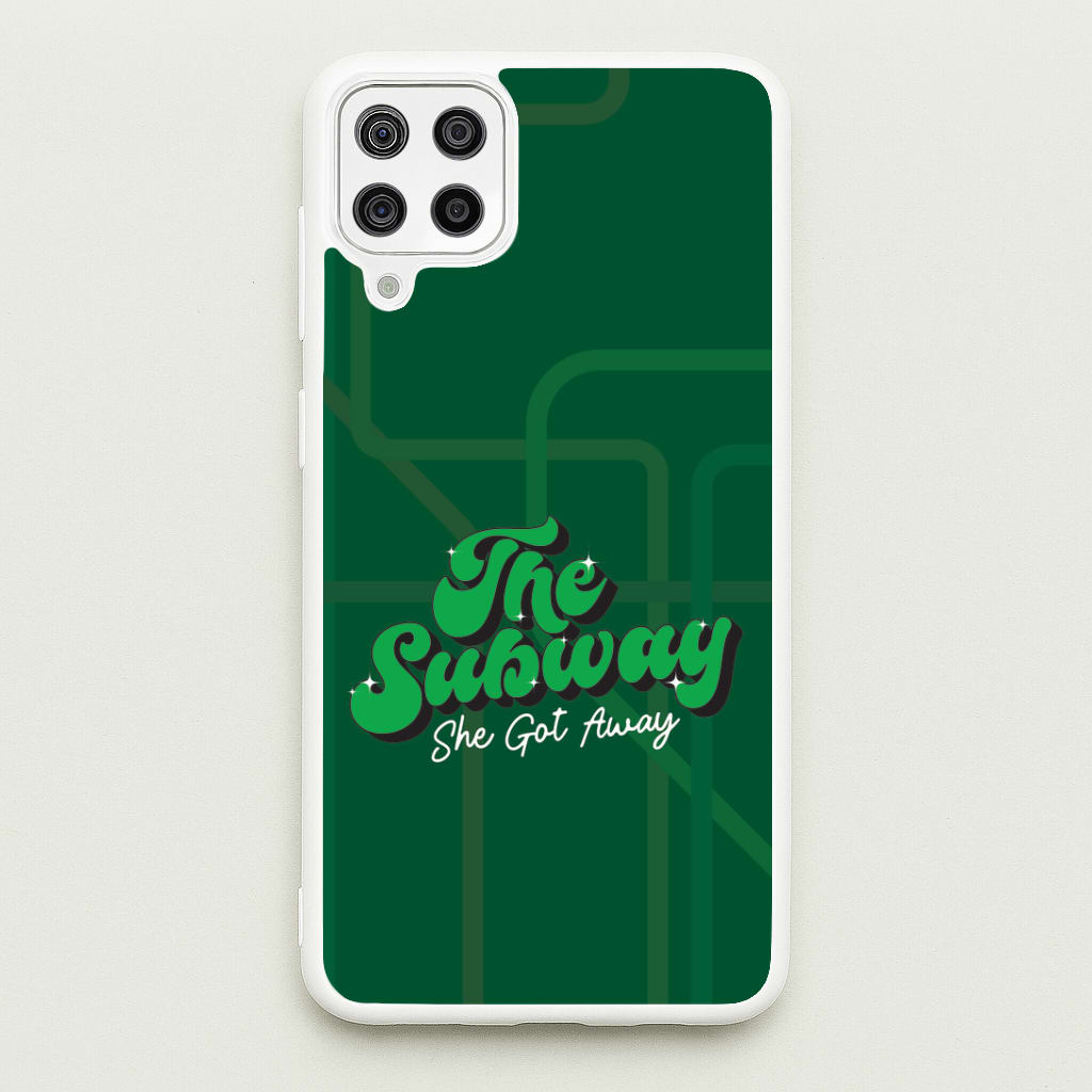 Subway Green Galaxy A12 Case