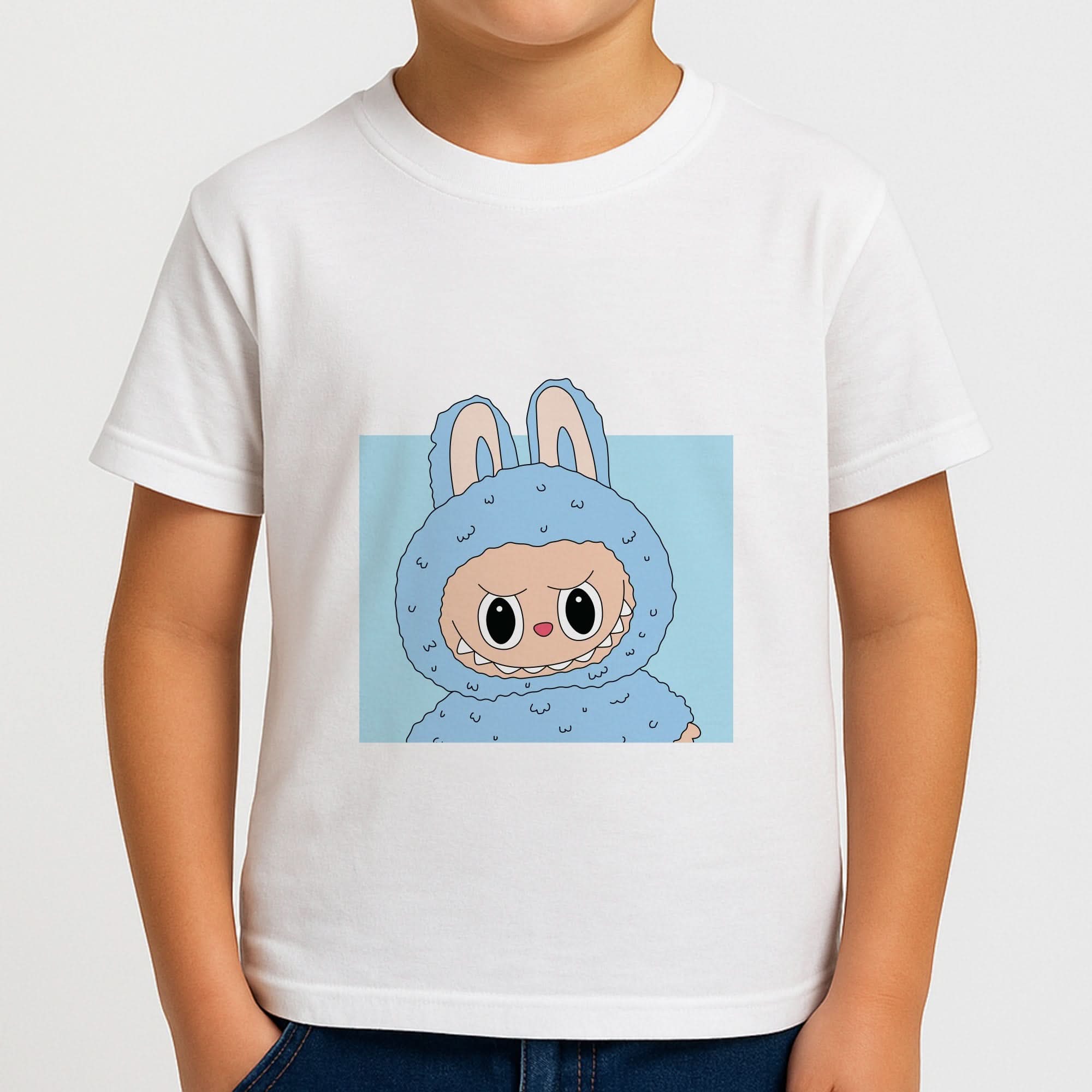 Cute Blue Notebook Monster Boys T-Shirt