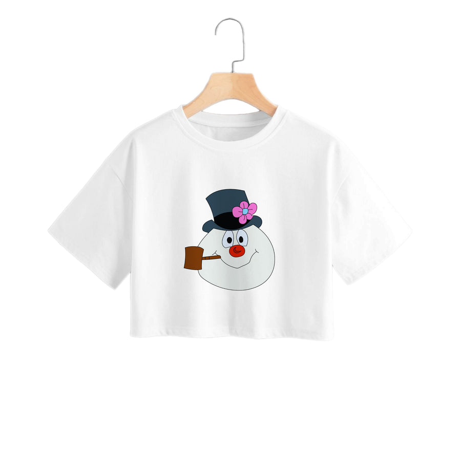Pipe - Frosty The Snowman  Crop Top