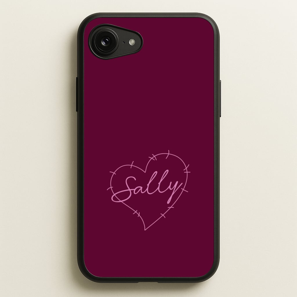 Stitched Heart Sally iPhone 16e Case