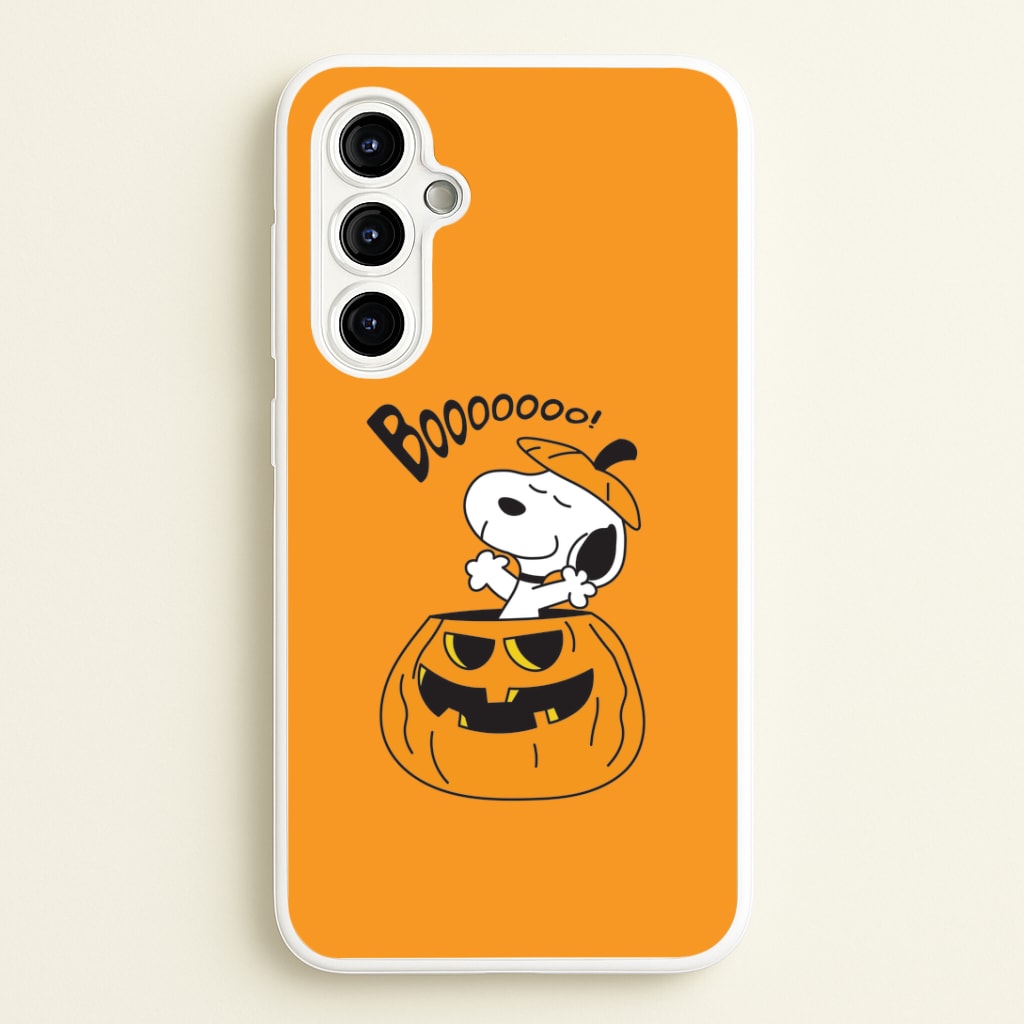 Cartoon Beagle Pumpkin Galaxy A54 Case
