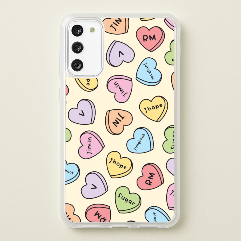 K-Pop Band Members Love Hearts Pattern Galaxy A41 Case