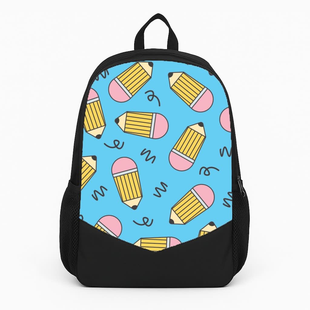 Pencils And Scribbles Pattern Backpack