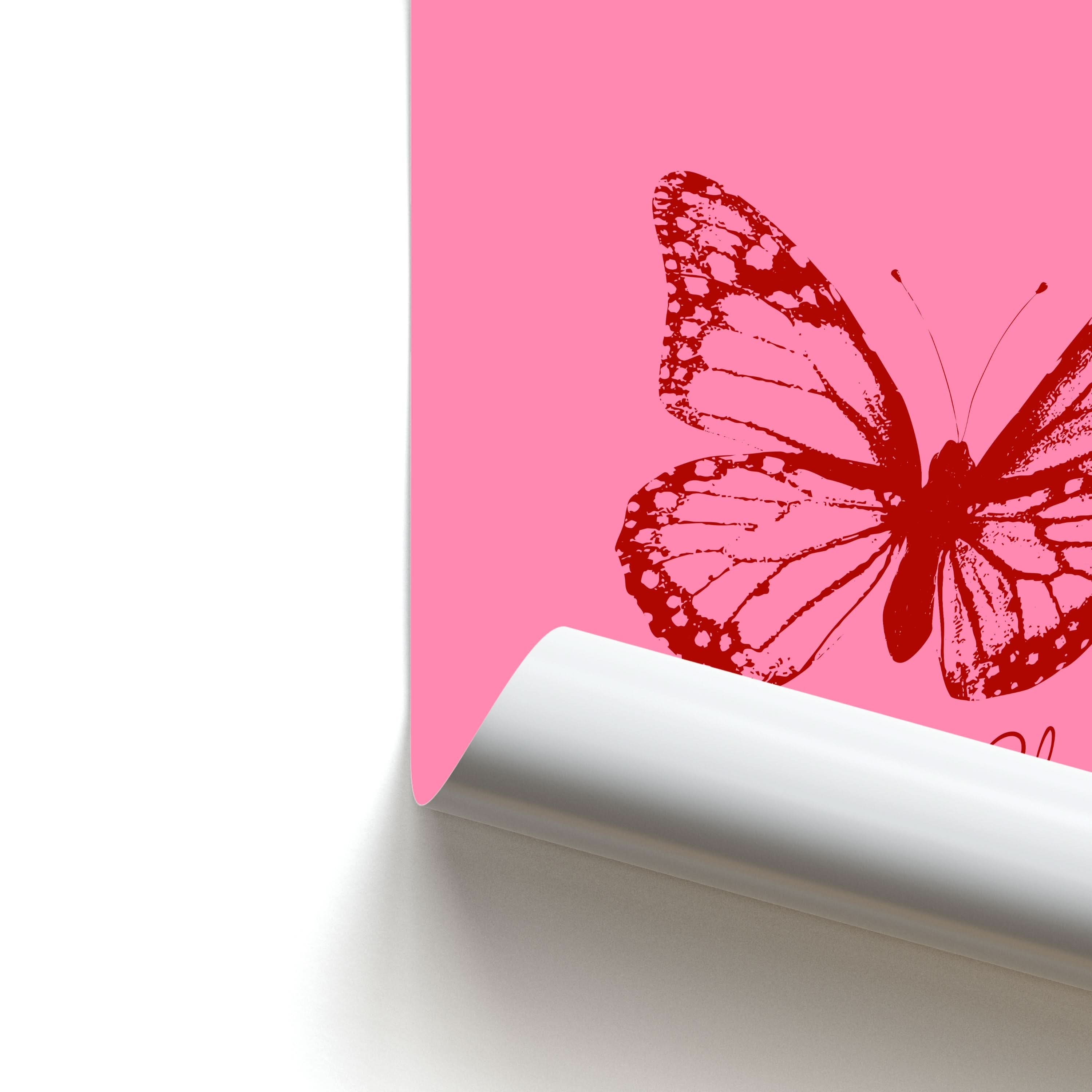 Embrace Change Butterfly Poster