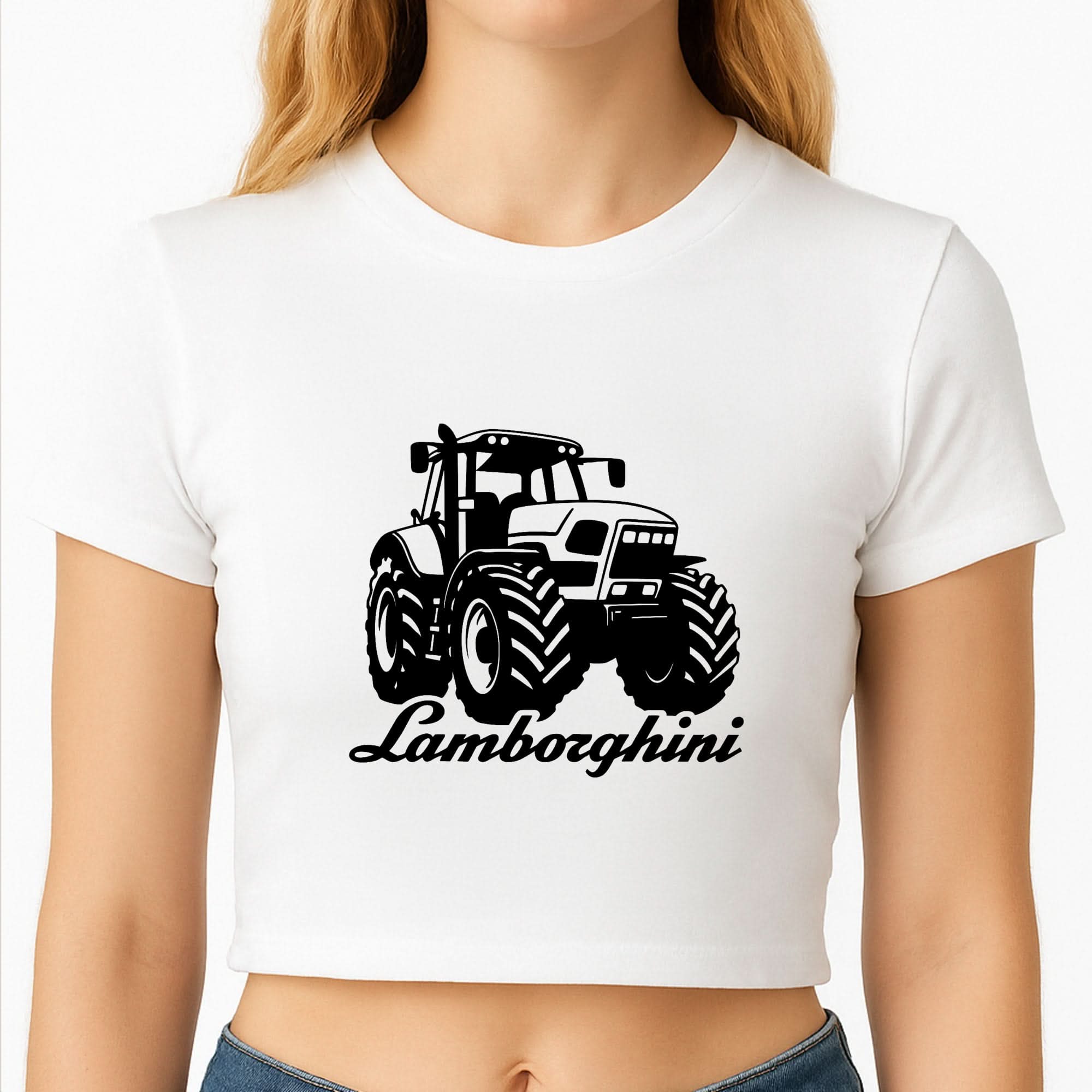 Lambo Tractor Crop Top