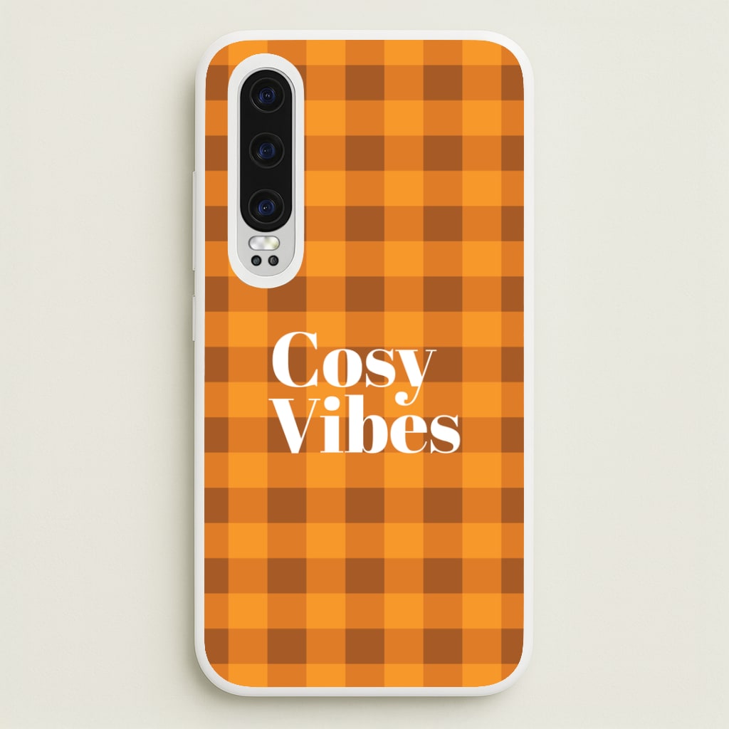 Checkered Cosy Vibes Huawei P30 Case