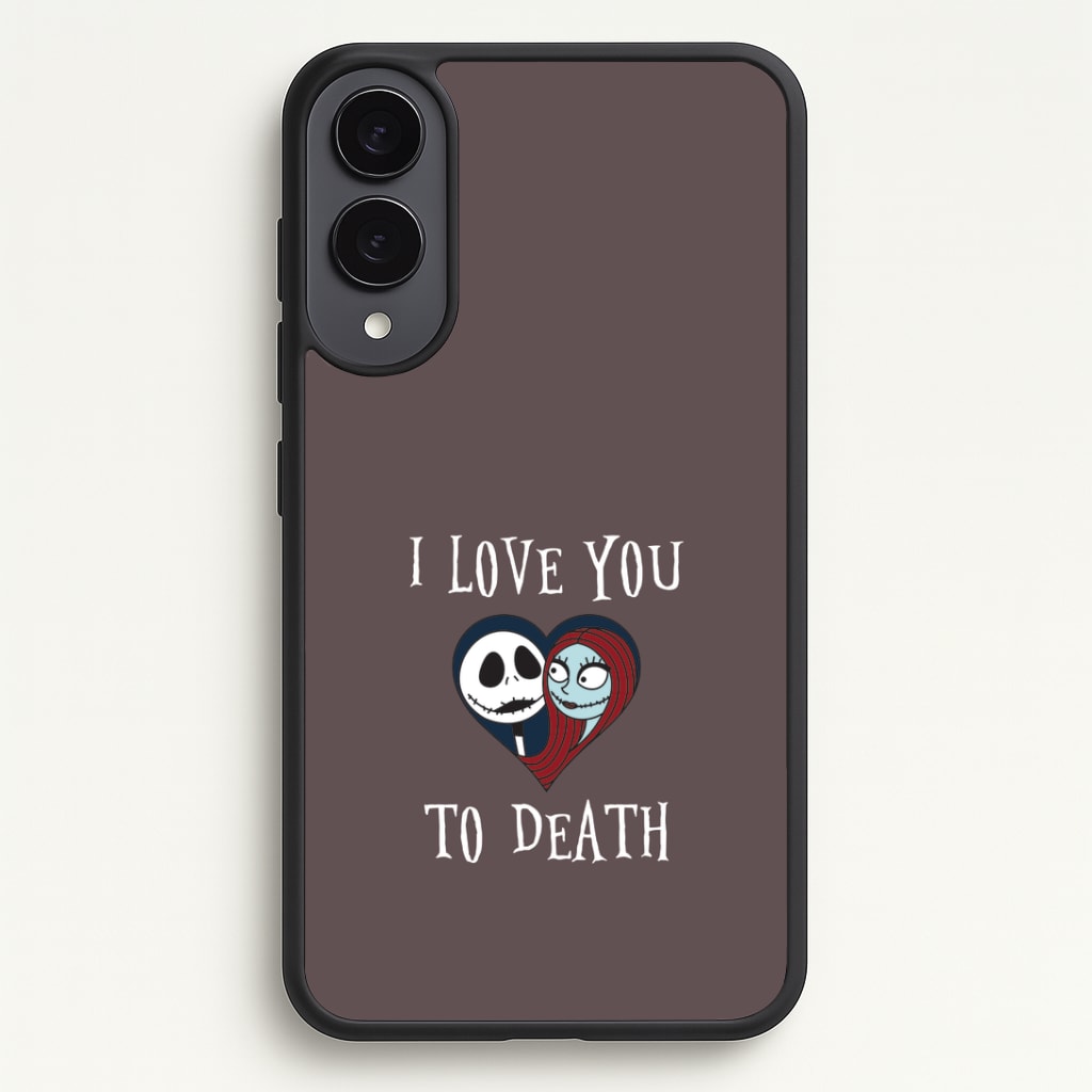 I Love You To Death Heart Galaxy S25 Edge Case