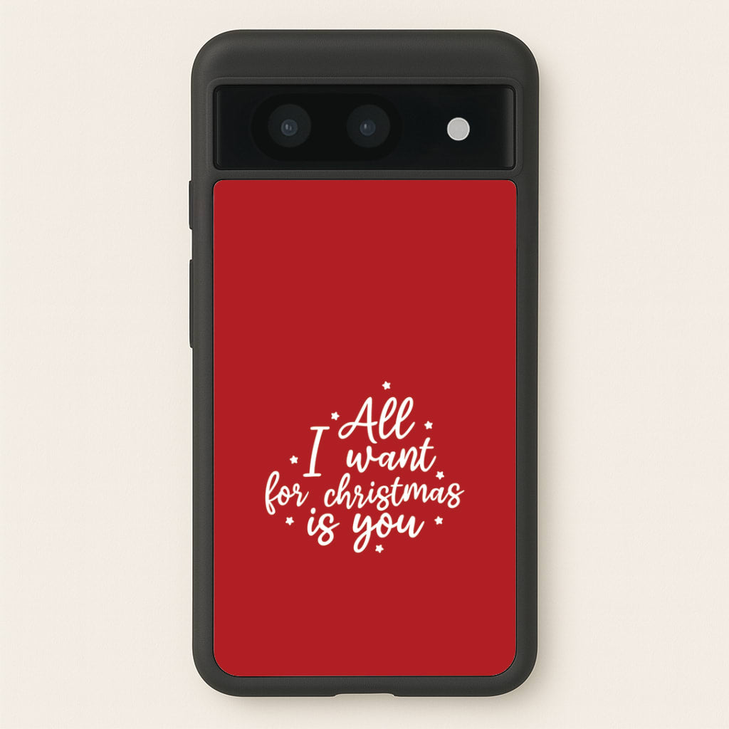 All I Want For Christmas Is You Stars Google Pixel 8a Case
