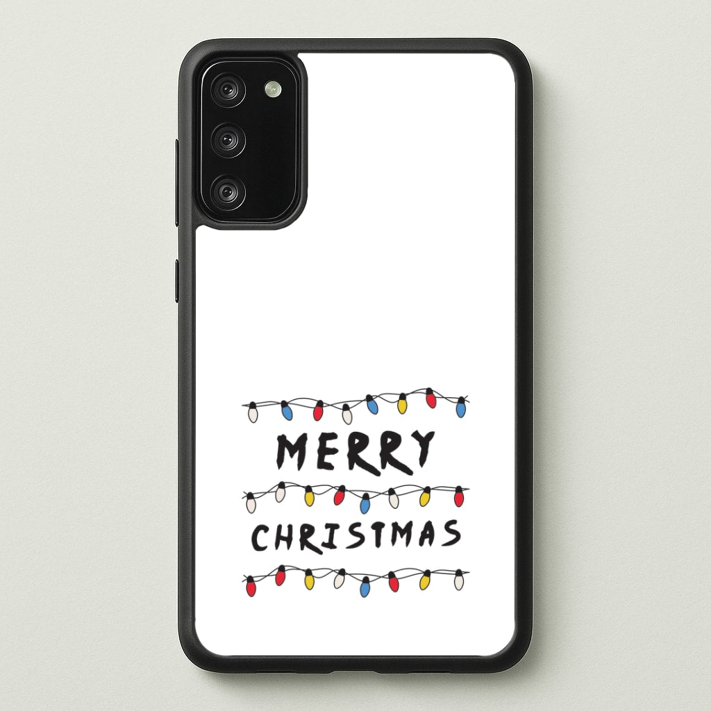 Merry Christmas String Lights Galaxy S20FE Case