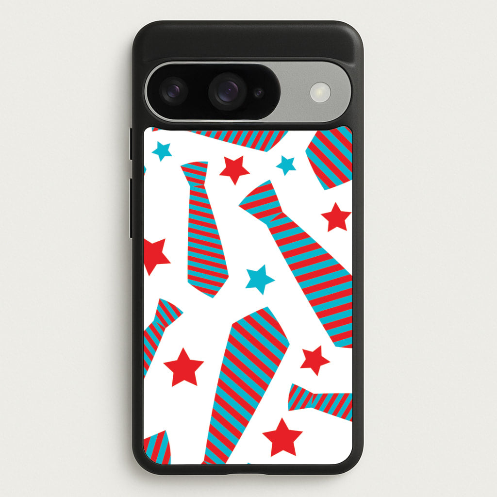 Tie And Stars Pattern Google Pixel 10 / 10 Pro Case