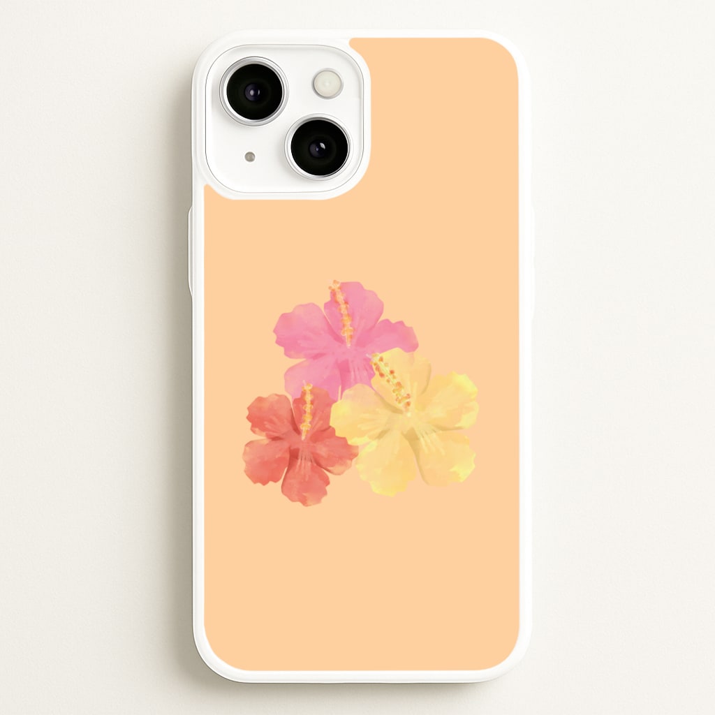 Hibiscus Sunset iPhone 13 Case