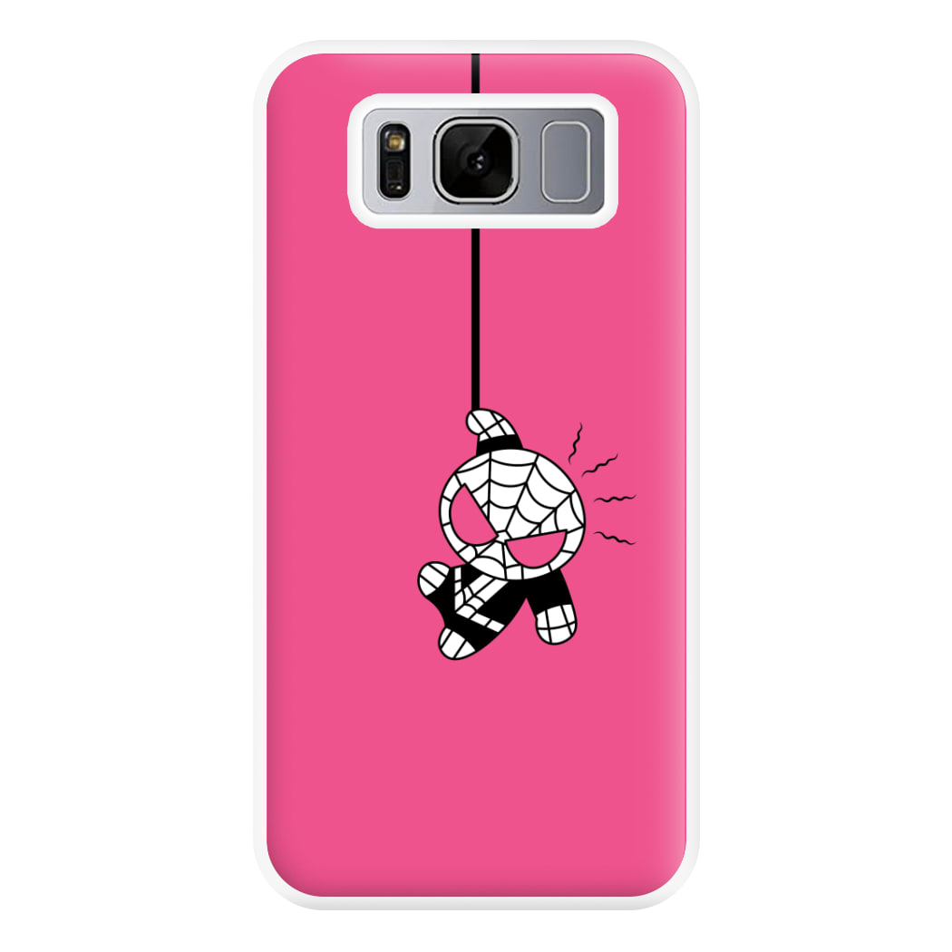 Pink Hanging Spider Hero Galaxy S8 Case
