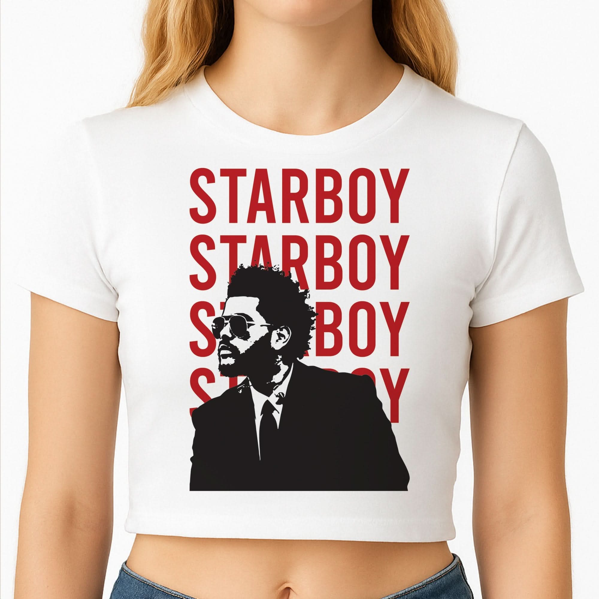 Starboy Singer Crop Top