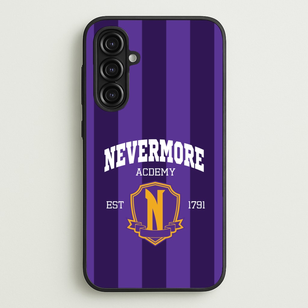 Addams Academy Purple Galaxy A16 Case