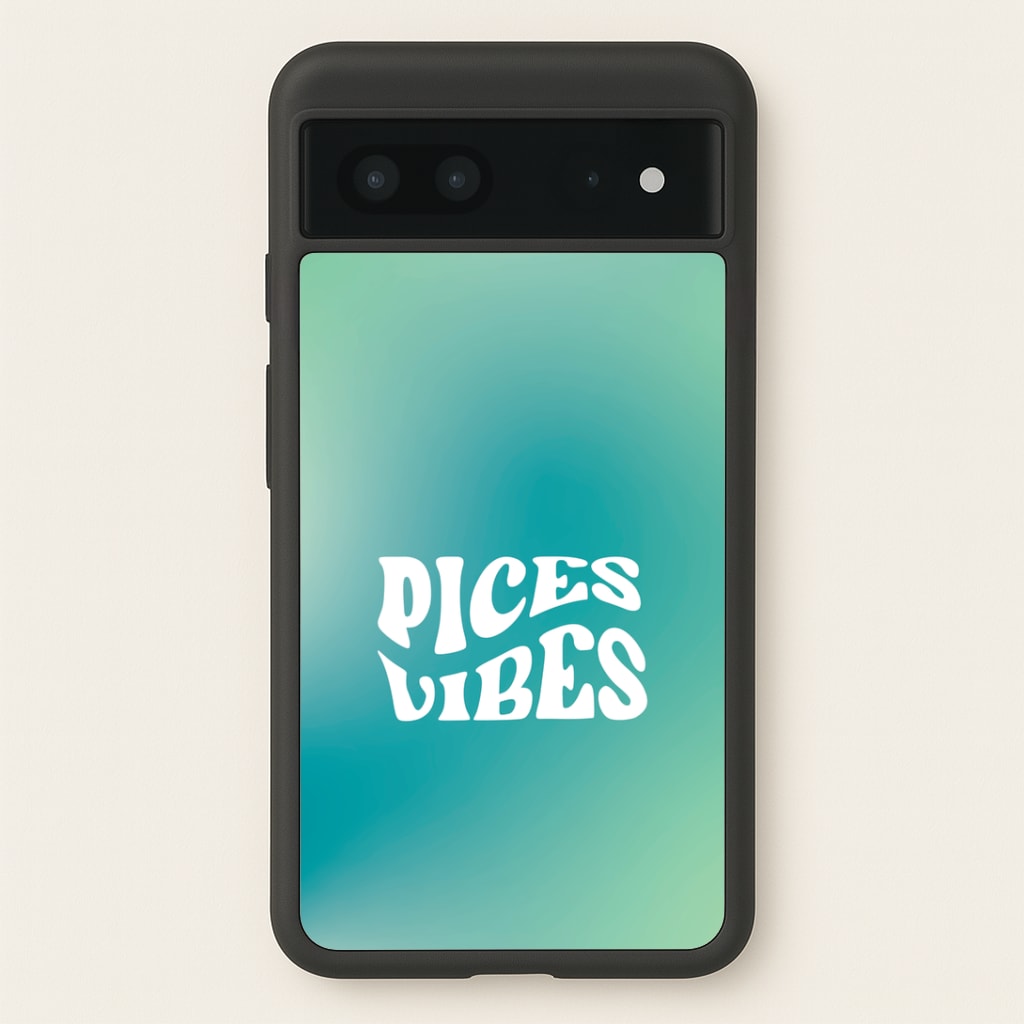 Pices Vibes Gradient Zodiac Google Pixel 7 Case