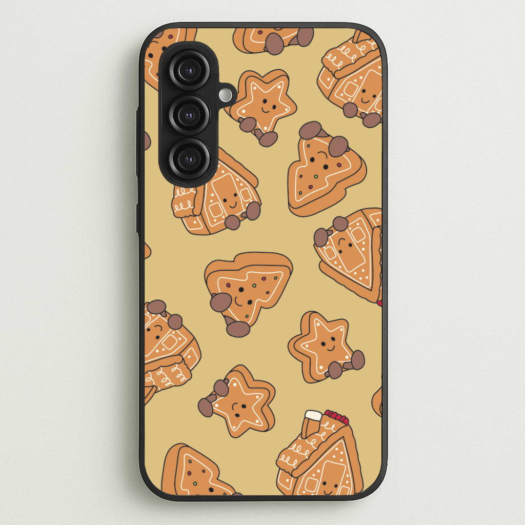 Gingerbread Plushies Pattern Galaxy S23FE Case