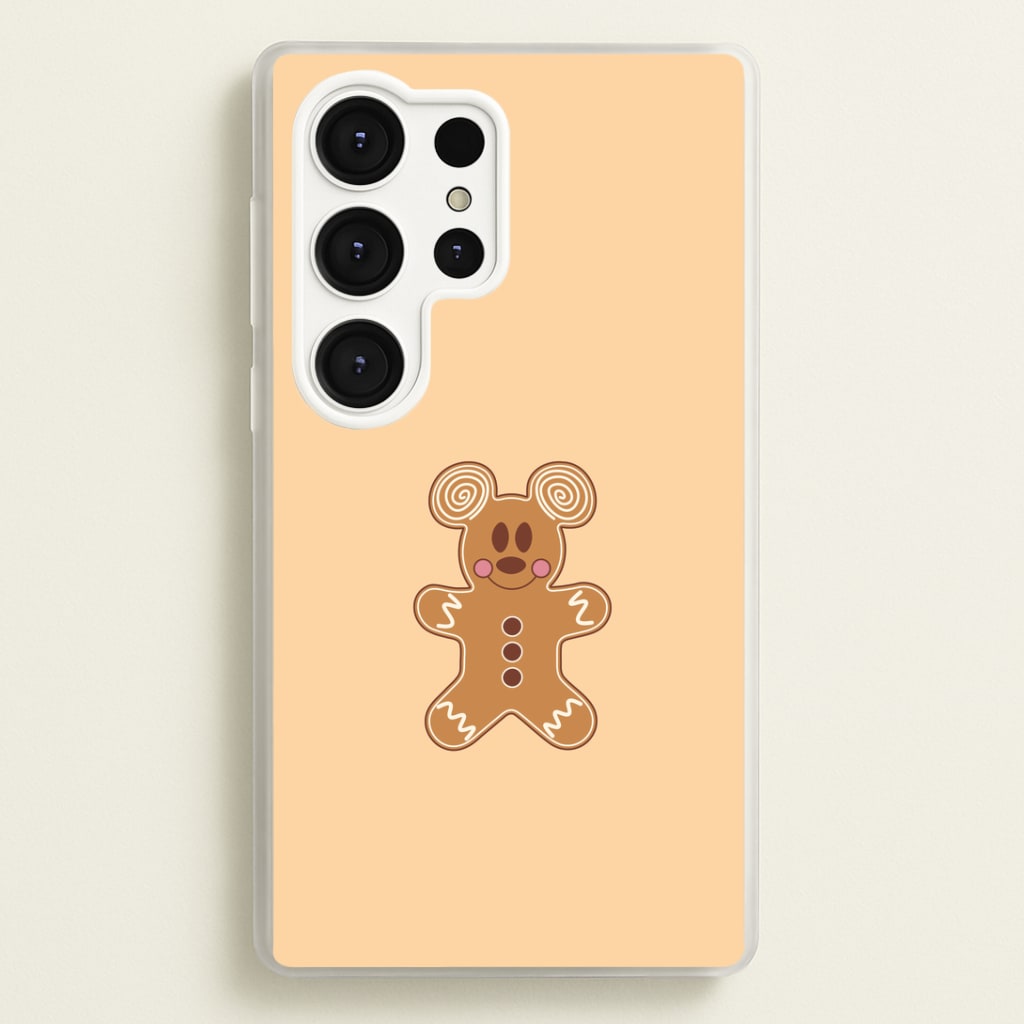 Cartoon Mouse Gingerbread Galaxy S25 Ultra Case