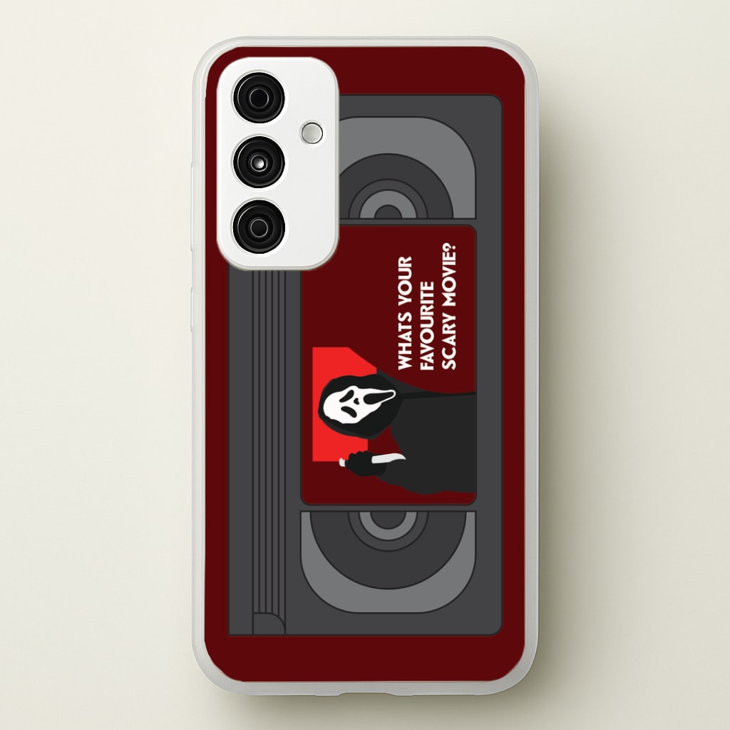 Horror Movie 7 VHS Tape Galaxy A35 Case